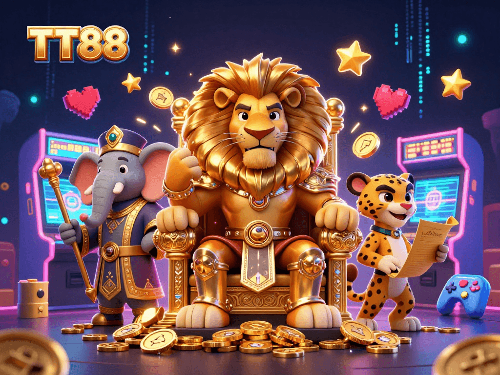 Experience thrilling casino fun at TT88 with vibrant slots and bold characters!