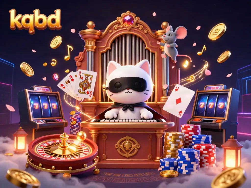 Experience the thrill of kqbd in this vibrant 3D casino scene filled with dynamic characters and elements.