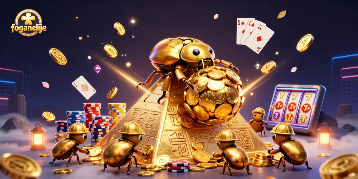 Experience the thrill of foganelije as golden coins cascade in a vibrant casino adventure.