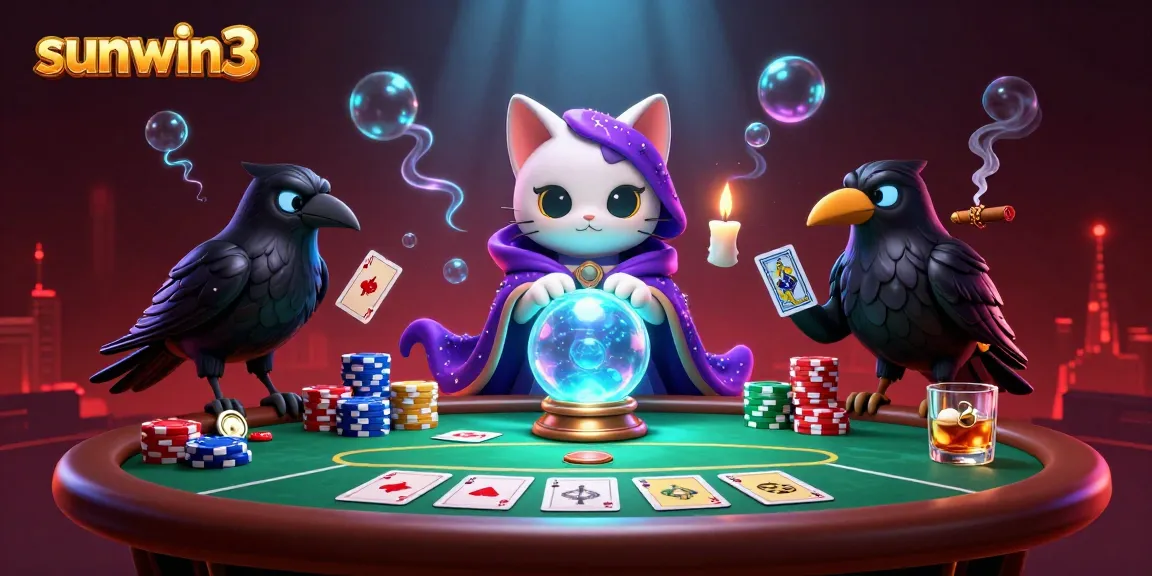 Engage with sunwin3 and experience dynamic poker action with mystical characters and casino elements.