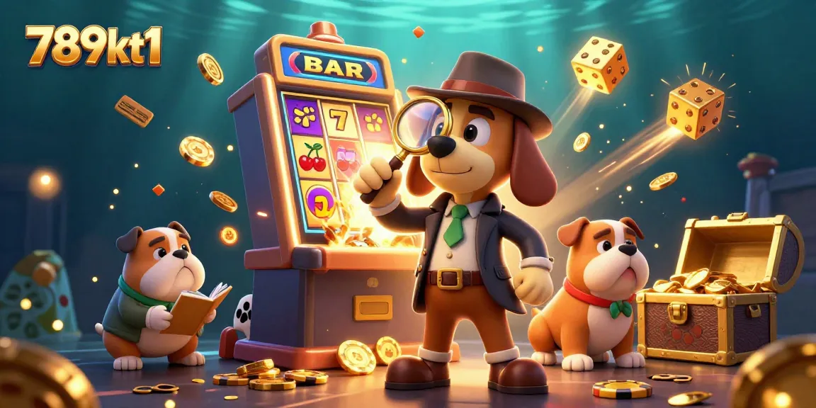 Experience thrilling wins with 789kt1 at a vibrant 3D casino slot scene filled with excitement.