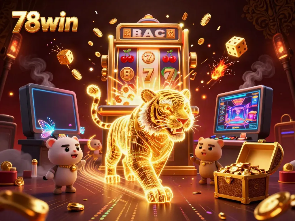Experience thrilling wins at 78win with an exciting digital casino adventure featuring vibrant characters and games.