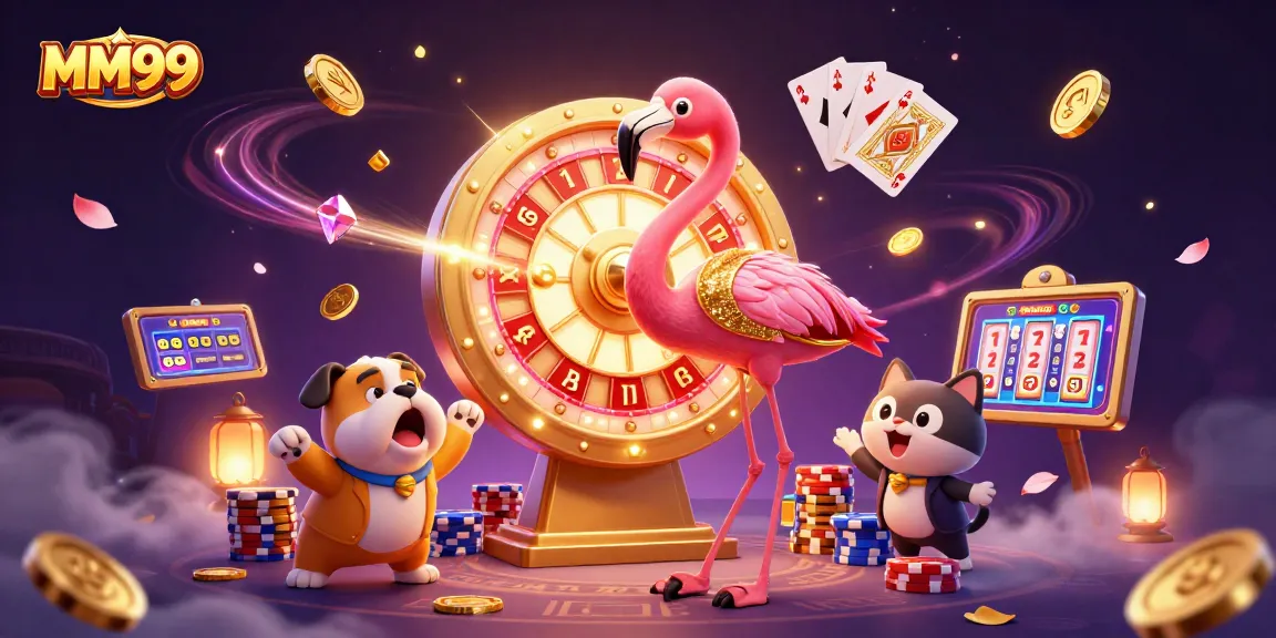 Experience the excitement at MM99 with the vibrant game show atmosphere and thrilling casino action.