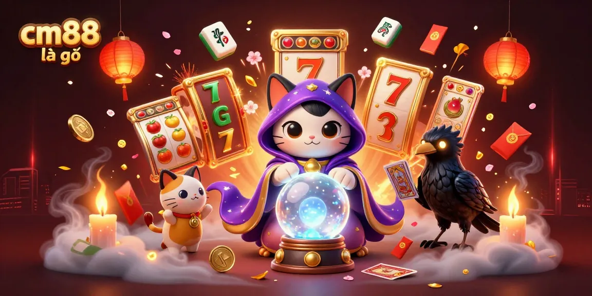 Discover winning strategies at CM88 là gì casino through this vibrant 3D illustration.