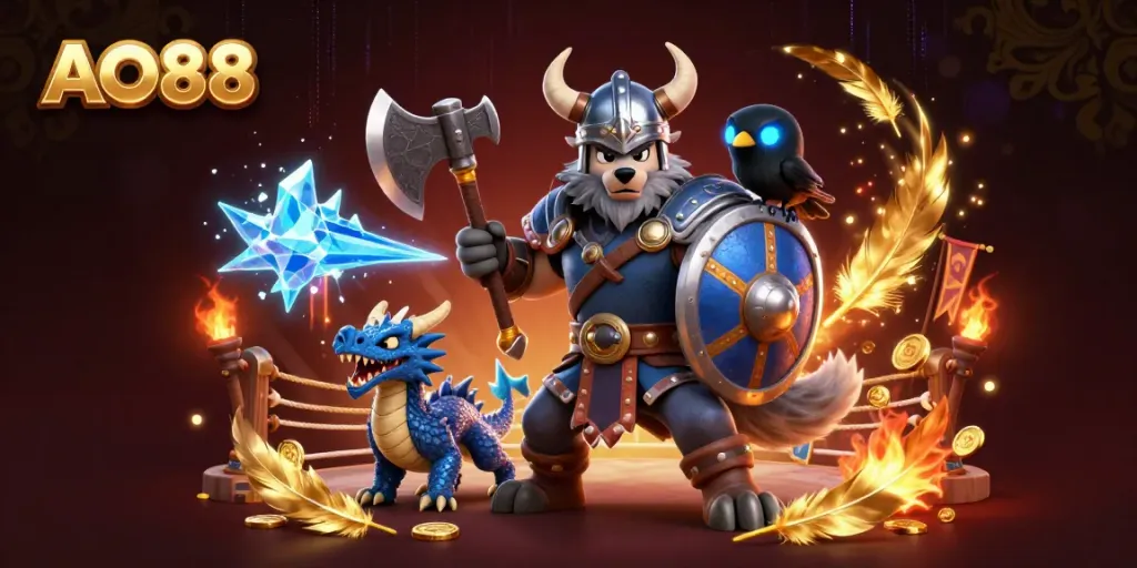 Win big at AO88 while immersing in the thrilling Viking-inspired casino adventure.