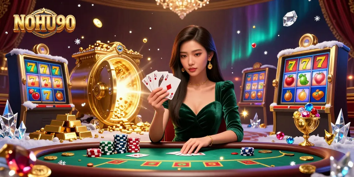 Spin to win with NOHU90 at a luxurious casino, where jackpots and treasure abound.