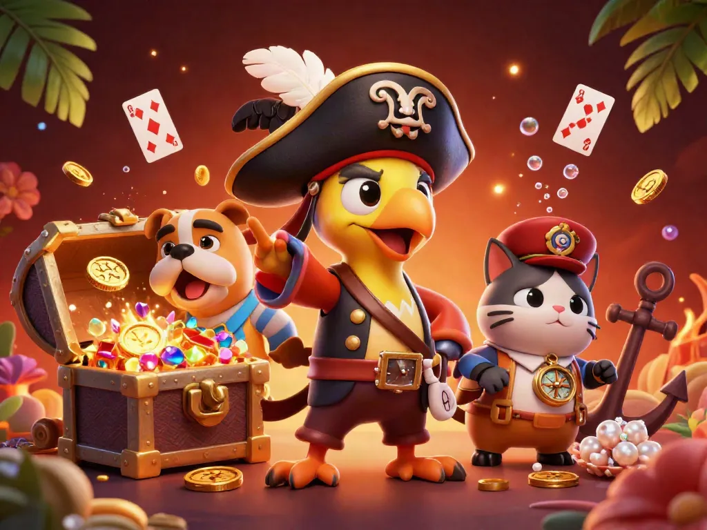 Engage in thrilling gaming experiences at vipwin, featuring adventurous characters and vibrant casino elements.
