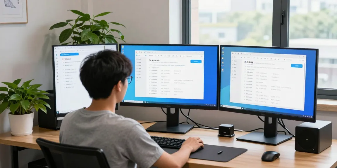 设置Telegram中文界面的教程，用户在现代办公室调整语言选项，显示应用界面。