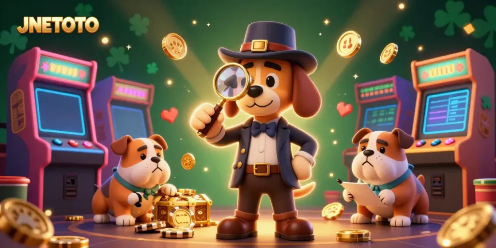 Join the excitement with JNETOTO's unique casino experience featuring cartoon characters and vibrant gaming elements.