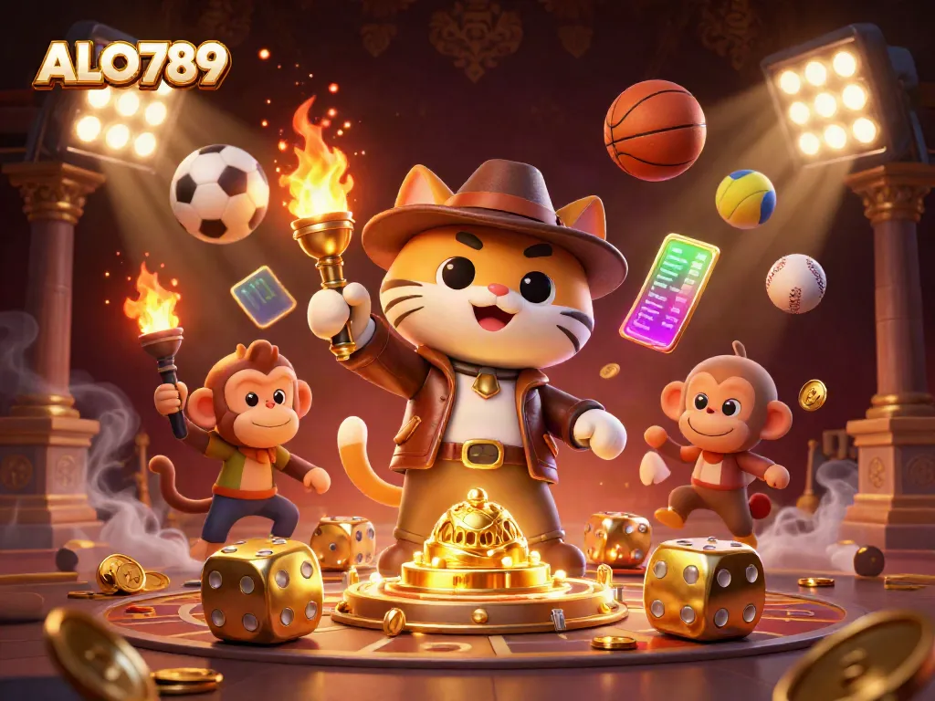 Experience thrilling action with ALO789 featuring a cat archaeologist uncovering casino treasures.