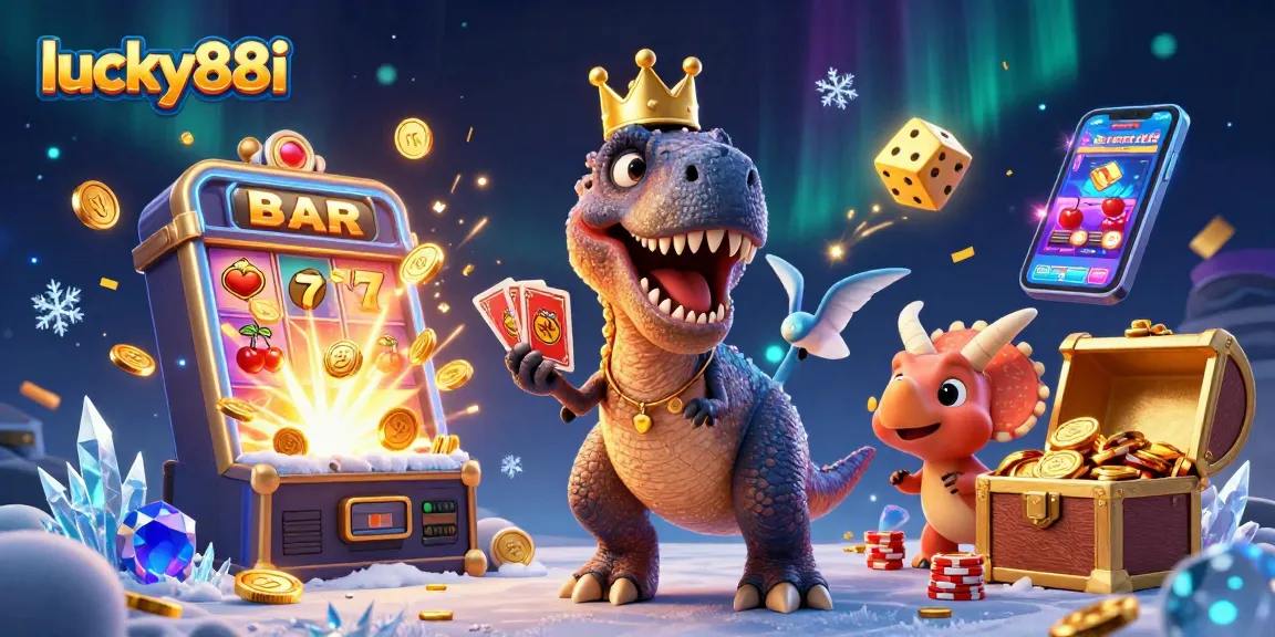 Join the fun with lucky88i as animated characters celebrate winning with casino games