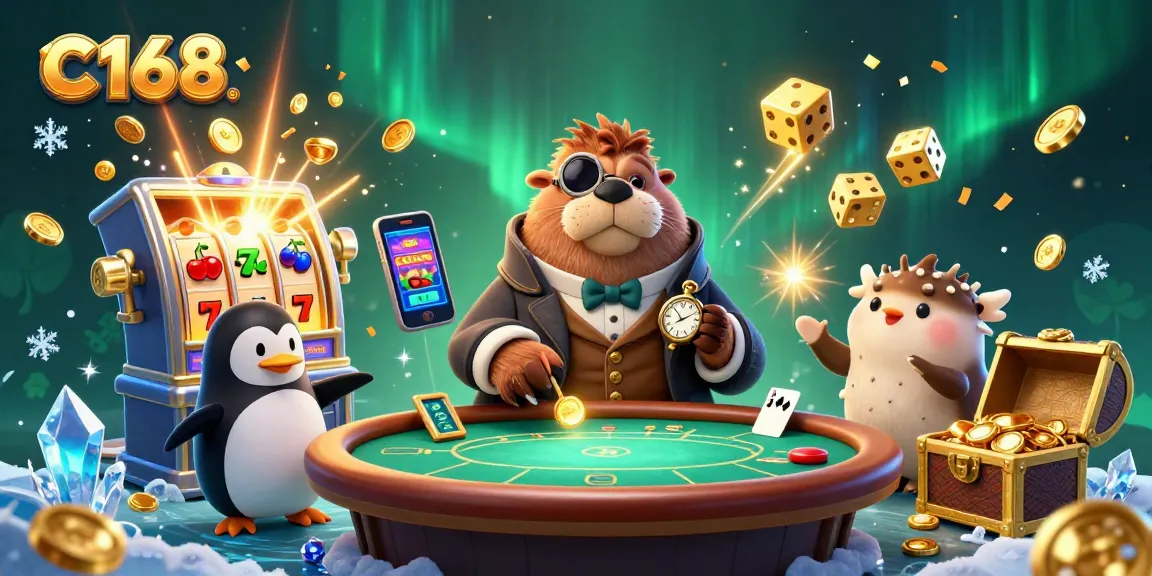Experience thrilling winning strategies at C168's vibrant underwater casino setting.
