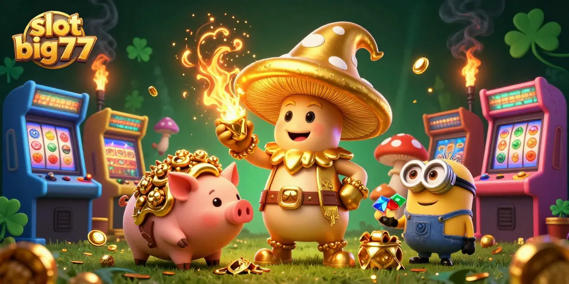 Spin and win big at slot big777 with vibrant 3D game elements and captivating characters.