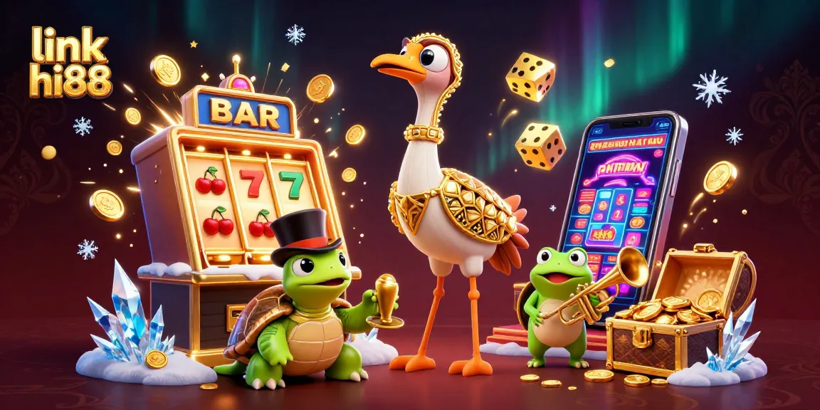 Experience thrilling gaming with link hi88 at a vibrant casino scene showcasing excitement and rewards.