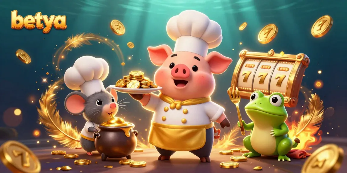 Experience the thrill of winning gold coins with betya in this vibrant casino scene.