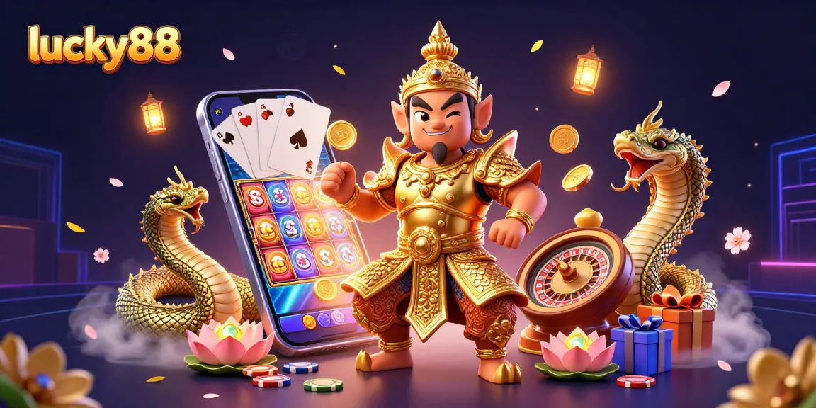 Experience incredible wins with lucky88 as the vibrant casino scene showcases exciting gameplay.