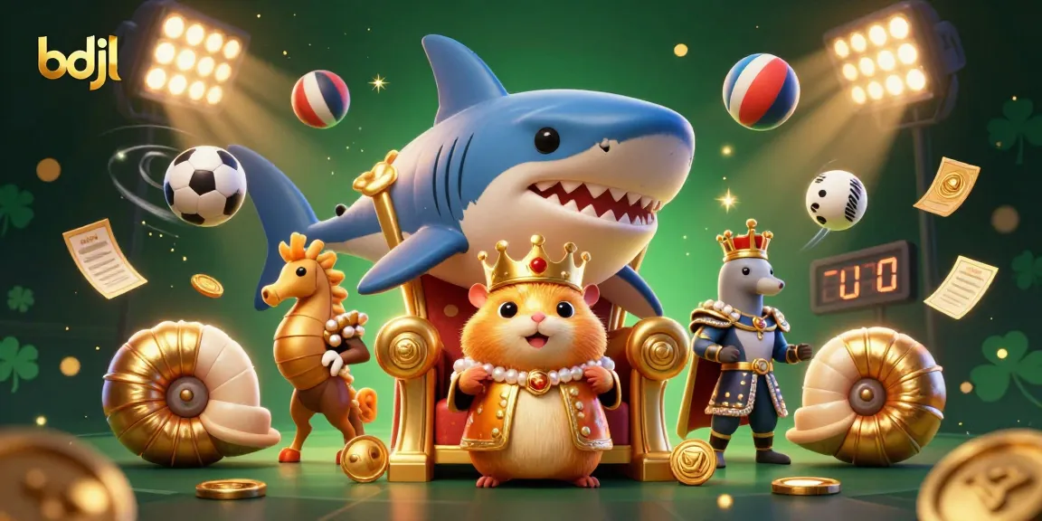 Bet on thrilling moments with bdjl as a golden hamster king commands the casino realm.