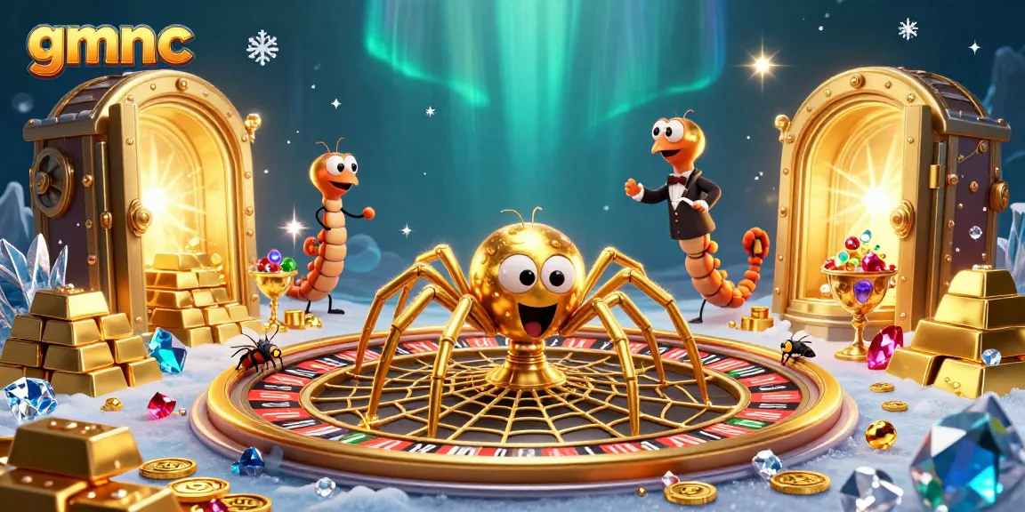 Experience thrilling bets with gmnc in this vivid casino-inspired 3D illustration.