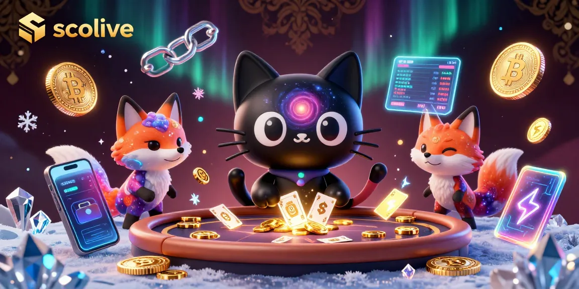 Experience socolive's immersive cosmic casino with vibrant neon crypto elements
